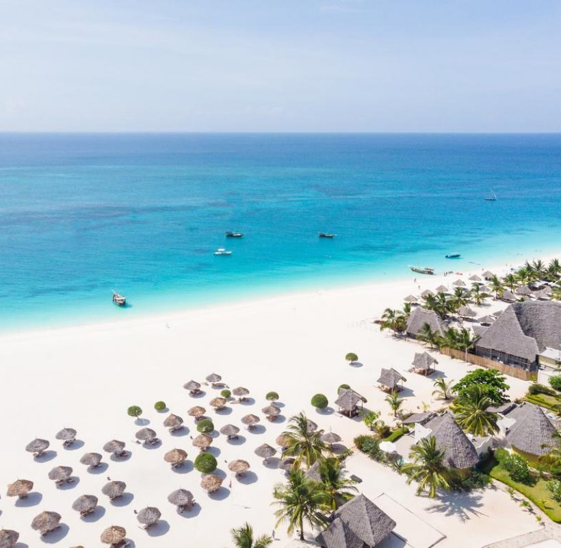 blue beach zanzibar